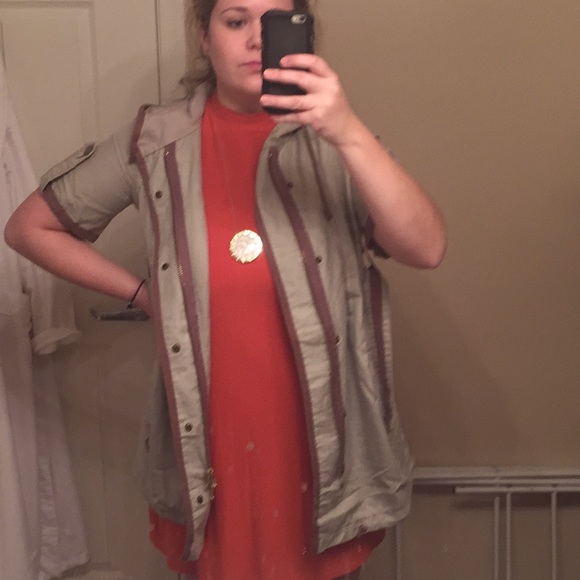 🌚FREE PEOPLE Canvas Jacket - Picture 7 of 8